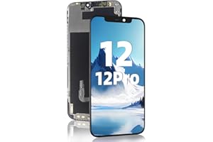 DTD Display per iPhone 12/iPhone 12 Pro LCD 6.1" di ricambio per schermo touch screen 3D Touch Digitizer (Non viene fornito con strumenti di riparazione)