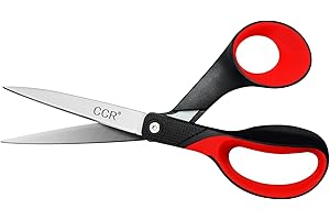 CCR Tijeras para Zurdos,21.5cm Tijeras Zurdas para Manualidades,Mango CóModo para Zurdos,Adecuado para Escuelas,Hogares Y Oficinas