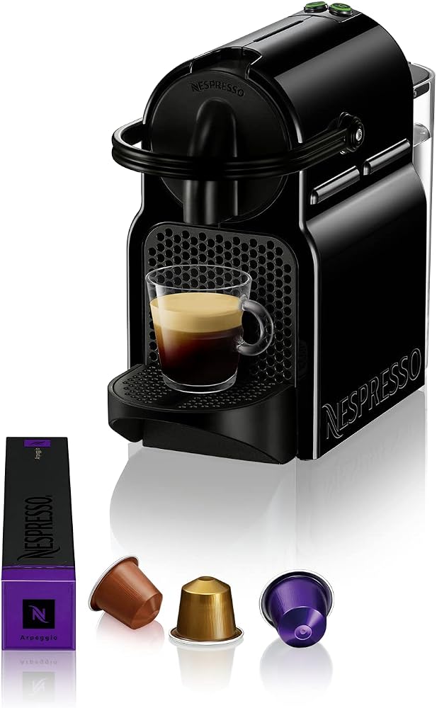Nespresso D40 Inissia Kapsüllü Kahve Makinesi, Siyah