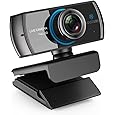 LOGITUBO HD Webcam 1080P Telecamera Live Streaming con Doppio Microfono Web Cam Funziona con Xbox One/PC/MacBook Supporto OBS/Facebook/Youtube