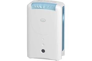 EcoAir DD1 Classic MK6 Blue Desiccant Dehumidifier | Electronic Control | 7.5L/Day | Quiet 34dBA | Ioniser | Silver Filter | Laundry | Timer | 6Kg | Economy Mode | Home Garage Basement Boat
