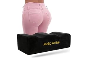 MELLO ACTIVE Brazilian Butt Lift Pillow After Surgery - Dr. Approved | BBL Post Surgery Firm Cushion for Fast Recovery | Durable, Lightweight and Portable - Great for Car Driver Seat, Home & Office Chair