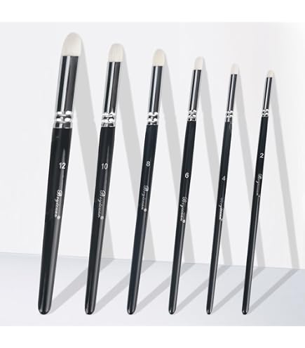 Brossage A Sec Lot De 6 Pinceaux Secs Simarro - Pour Modélisme Et Peinture Miniature Pinceaux Figurines