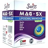 Swiss Bork&reg; MAG - 5X Magnezyum 450 mg 30 Vegan Kaps&uuml;l