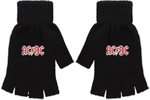 GRINDSTORE AC/DC Fingerless Gloves