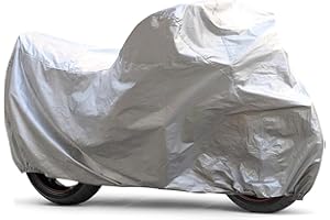 ‎TK GRUPPE TIMO KLINGLER Autogadget® Universal Motorrad Abdeckplane Outdoor - ca. 220 x 95 x110 cm - Zubehör Motorradabdeckung Motorradplane Roller als Plane zur Abdeckung - Winterfest & wasserfest