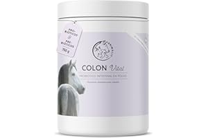 ANNIMALLY Polvo probiótico para Caballos - 750 g de Polvo intestinal con levadura Viva para una Flora intestinal Saludable - Bacterias intestinales para la rehabilitación intestinal en Caballos