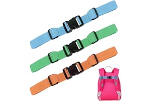 HABNI 3 Piezas Correa De Pecho Para Mochila Mochila Ajustable Para El Pecho Correas De Mochila De Nailon Con Cierre Rápido Correa Antideslizante Para Mochila Escolar Correa De Pecho Para Correr