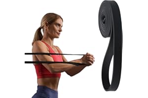 ROSYLEVE Taśmy fitness, długie taśmy oporowe, 100% lateks, taśmy oporowe, taśma do podciągania, idealna do budowy mięśni, jogi, pilatesu, treningu siłowego