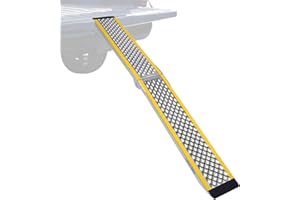 LIEKUMM 1PC Motorcycle Ramp, 200 x 21.5 cm Folding Motorbike Ramp, 300 kg Capacity Aluminium Motorbike Ramps for Vans, Folding Loading Ramps with E-bikes, Dirt Bikes, Bicycles, Motorbikes