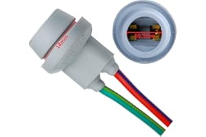 L & P CAR DESIGN L&P B585 1 x T10 W5W gumowa oprawka lampy oprawka oprawka szklana do żarówek W2, 1X9,5D