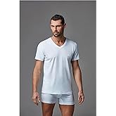 Dagi Erkek D1040 V Yaka T-shirt 2'li, Pamuk