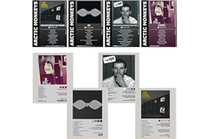 HILLOLY Arctic Band Poster,8 pcs Music Album Cover Posters Wall Art Posters Room Music Poster Aesthetic Canvas Wall Art for Girl and Boy Teens Dorm Decor 8x10 inch Unframed