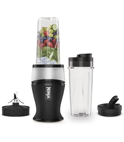 Mixeur Ninja Auto-iQ 1000W - Mélange Dans La Tasse 700ml, Lames En Acier Inox, Pour Smoothies, Milkshakes Et Glaces