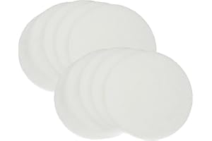 vhbw 10x Filtre à air G3 compatible avec Helios KWL 45-160, EC 45 ventilateur, aération, ventilation - blanc