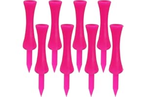 ‎LOVMEAD LOVMEAD Golf Tees Kunststoff Driver 32 39 45 51 58 70 mm Set Wert 50 Stück, Golftee Lang Plastik Rot Blau Gelb Weiß Bunt, Premium Langlebig Abstufung Castle Tee 1-1/2" 1-3/4" 2" 2-1/4" 2-3/4"