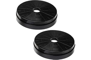 Fayerkar 2 filtros de carbono de repuesto para Respekta Miz0031, Klarstein, Pkm Co4, 175 mm
