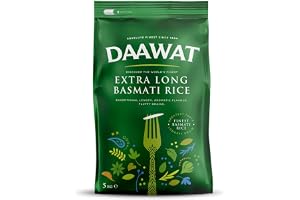Daawat Extra Long Basmati Rice, 1-pack (1 x 5 kg)