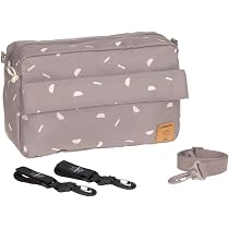 Organisateur De Poussette BÉABA Mini Paris 5.1L - Imperméable, 7 Poches - Vert Sauge