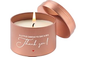 PRSTENLY Thank You Gifts for Women Birthday Teacher Gifts Thank You Present Scented Candle Gift Birthday Gifts for Her Women Mum Present, Retirement Friendship Christmas Appreciation Teacher Gifts