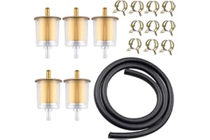 Royitay 5/16 "Kraftstofffilter Benzinfilter 8mm Innendurchmesser NBR Kautschuk Schlauch 1m Hydraulikölleitung Gummirohrschlauch für Autos LKW Motorr der RV's Gasmotor Inline Gas Kraftstoffleitung