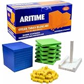 Hobialem Onluk Taban Blokları, Renkli Bloklar Matematik Materyali, Birlik, Onluk, Y&uuml;zl&uuml;k