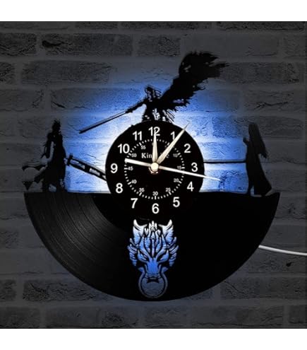 Orologio Vinile Orologio Da Parete Vinile Queen Lampada LED