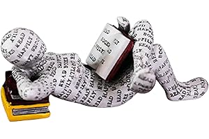 PIGPIGFLY Sculptures,Decorative Figures,Reading Figure Statue,Decoration Living Room,Abstract Sculpture,Home Store Decoration,Modern Living Room Ornaments