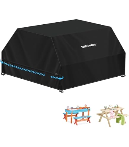 Oxford Tischabdeckung Für Kinder - Wetterfest, 102x102cm, Mit Belüftung
