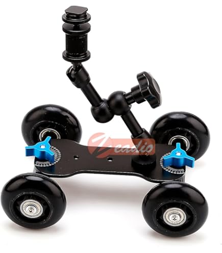 Dolly Per Treppiede Manfrotto 114 - Carrello Con Ruote Per Video, Capacità 60kg - Foto 10