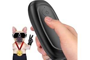 XIEANDKONG Ahuyentador de Perros, Dispositivo antiladridos ultrasónico 2 Niveles Dispositivo antiladridos, 50 Pies Ultrasónico Antiladridos Disuasivos para Perros pequeños y Grandes