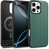 Spigen Caseology Apple iPhone 16 Pro Max ile Uyumlu MagSafe Kılıf Dual Grip Mag Hava Kanalı Teknolojisi&trade; Askeri Sınıf Koruma 
