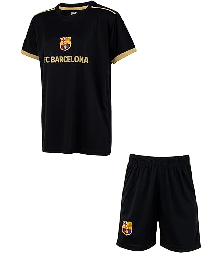 Maglia E Pantaloncini FC Barcelona Ufficiali - Bambino/Ragazzo, Lionel Messi, Blu, 100% Poliestere - Foto 13