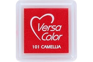 Tsukineko ToyCentre Pigmento VersaColor Inkpad 1" Cubo-Camelia, 1.34x1.34x1.33 Inches