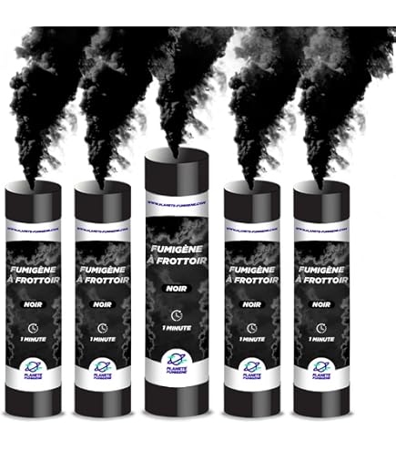Fumigènes à Main Bleu Zenda Club - 5 Pièces - Durée 50 Secondes - Effet Spectaculaire