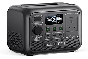 BLUETTI Portable Power Station AC2A, 204Wh LiFePO4 Battery Backup 300W (600W Power Lifting) AC Outlets, Recharge from 0-80% in 40 Min., Solar Generator for Outdoor Camping (Solar Panel Optional)