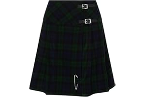 Tartanista - Jupe façon Kilt Longueur Genoux - Femme - épingle - 50,8 cm (20")