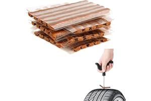 BINQILIN 20 Pièces Mèche Pneu,Réparation Pneu,Bandes de Réparation de Pneu,Kit Réparation Pneu pour Voiture,Camionnette,Moto