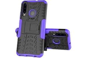 MRSTER Honor 20 Lite Funda, 2in1 Armadura Combinación A Prueba de Choques Escudo Cáscara Dura PC + TPU con Soporte Plegable para Huawei Honor 20 Lite