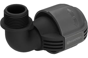 Gardena L-stycke med yttergänga till sprinklersystem: Förbindning för anslutning av pop-up-sprinkler till röränden, 25 mm x 3