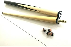 CUEBALL16 36 2-PIECE KIDS/SMALL/HOME POOL TABLES CUE & SPARE TIPS