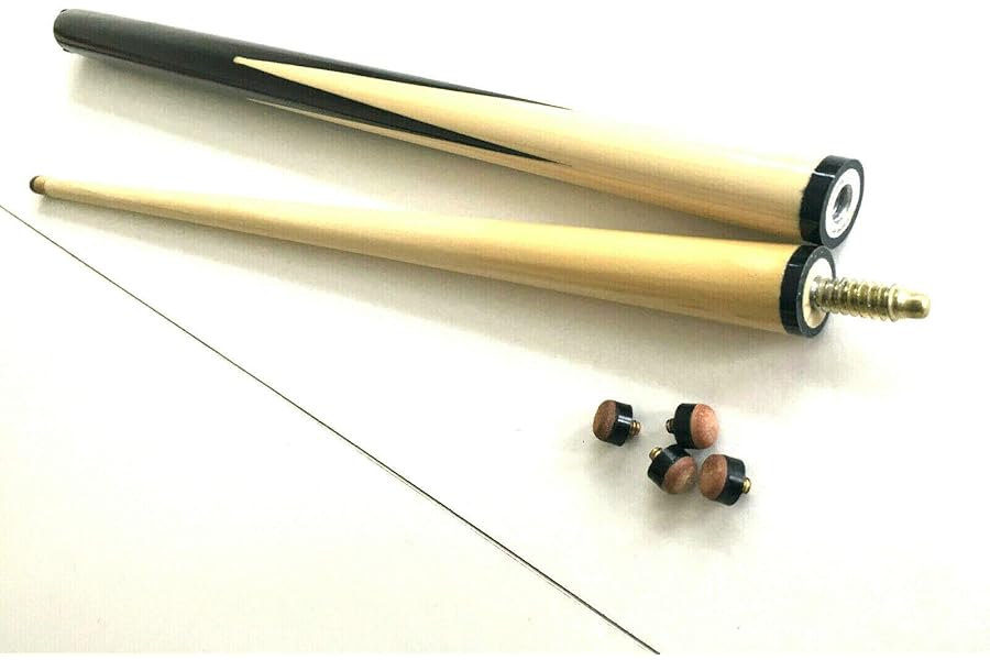 36 2-PIECE KIDS/SMALL/HOME POOL TABLES CUE & SPARE TIPS
