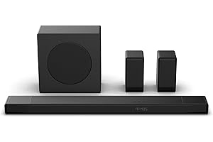 Soundbar Hisense 20016768 AX SERIES 5.1.4 Subwoofer Wireless AX5140Q B