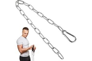 Sosoport Accessoire Poignée Fitness Compatible avec Machine À Câble Système Universel Chaîne Extension Renforcement Biceps Triceps Dos Épaules pour Gym À Domicile