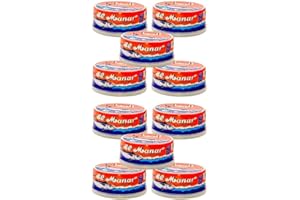 HARVESSA 10X Hochwertiger Ganzer Thunfisch in nativem Olivenöl aus Tunesien 160g | 100% natürliches Olivenöl | Saftiger und delikater Geschmack 10X160g (1600g)