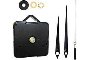 ramoni Clock Mechanisms Battery Powered,Silent Quartz Clock Mechanism Movement Kits,Battery Powered Diy Wall Clock Mechanism Parts,Quartz Clock Movement Mechanism,for Home Restaurant Office Classroom