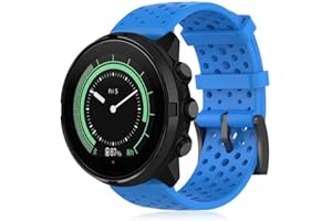 Buwico Bracelet pour Suunto 9, Bande de Remplacement en Silicone Bracelets de Montres Poignet Sangle de Sports pour Suunto Spartan Sport Wrist HR Baro/Suunto 9 /Suunto TRAVERSE