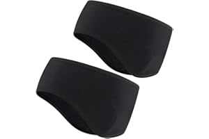 Hasagei - Fascia per la testa invernale per lo sport, fascia per le orecchie, fascia elastica per uomo e donna per jogging, corsa, escursionismo, ciclismo e motocicletta