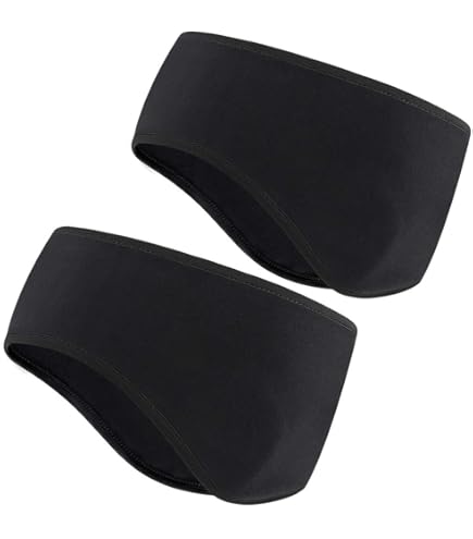 ROCKBROS Fascia Capelli Invernale Sportiva, Paraorecchie Termico Antivento Con Pile, Uomo Donna, Multifunzionale Per Sport Ciclismo, Corsa, Escursionismo, Taglia Unica Elastico