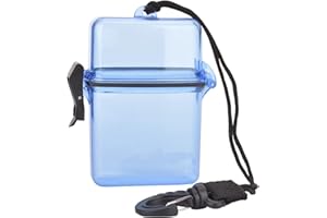 Cyrank Caja Seca de Buceo, Soporte de Equipo de Vela de Kayak de Buceo Transparente Funda Protectora Impermeable subacuática para teléfono con Gancho de Cuerda para Surf